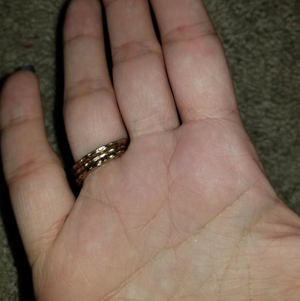 Nwot Stackable Ring Set With Jewels - image 3